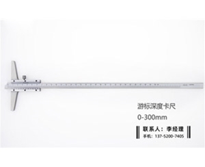 深度游标卡尺0-300mm