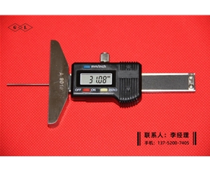 圆杆数显深度卡尺0-30mm(杆1mm)